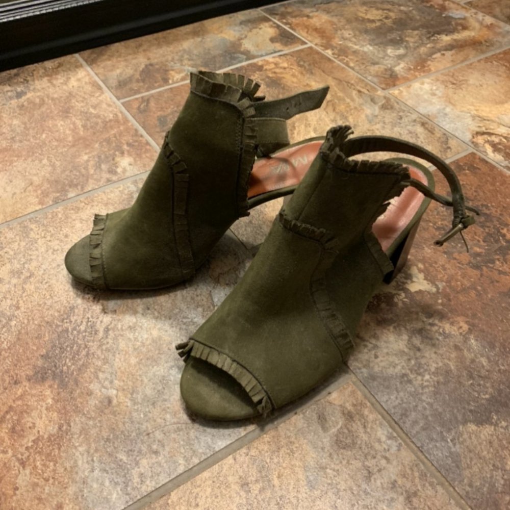 Army Green Mia High Heels